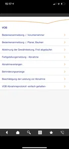 App e-Vorschriften Formulare