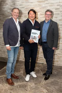 Teamwork (v.l.): Wolfgang Plöger, Lab4Innovation, Andreas Owen, Wirsindhandwerk.de, Georg Hiltner, Handwerkskammer Konstanz