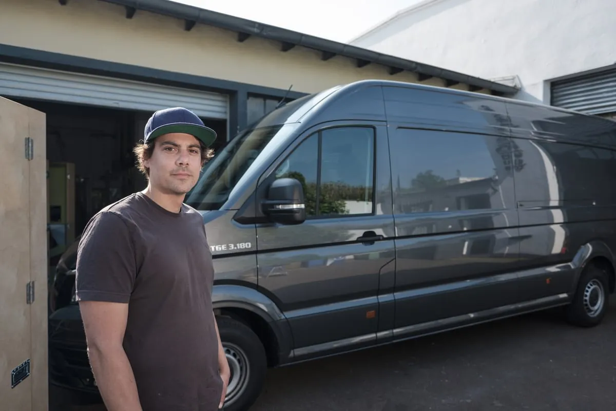 Philipp Hagt testet MAN TGE