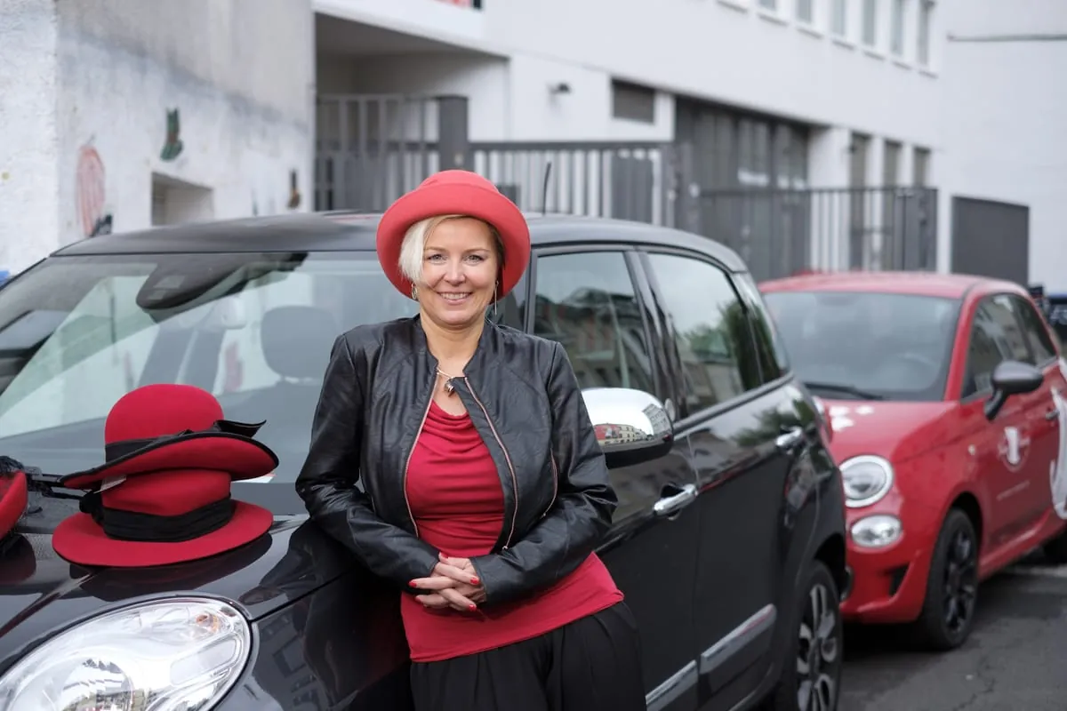 Hutmacherin Ute Flemming