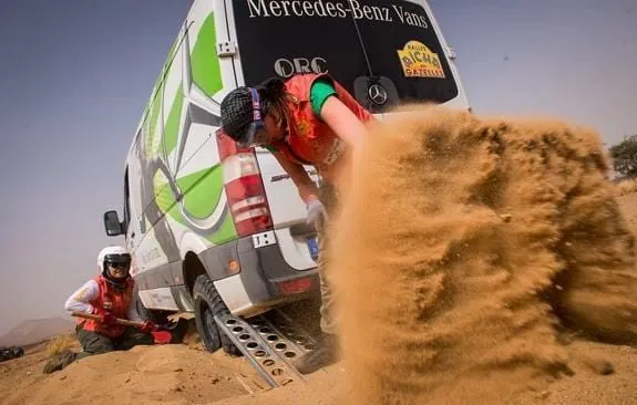 Der Sprinter steckt fest