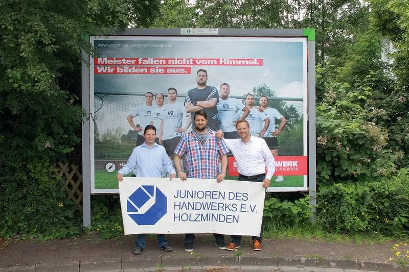 ... Handwerk auch: Fußball ist unser Leben …