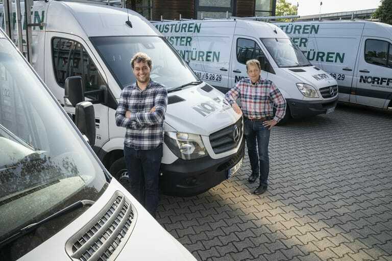 Marc und Ralf Wiek, Inhaber des Montagebauers Norff GmbH