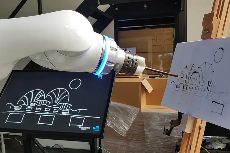 Roboter-K&uuml;nstler Werk 5