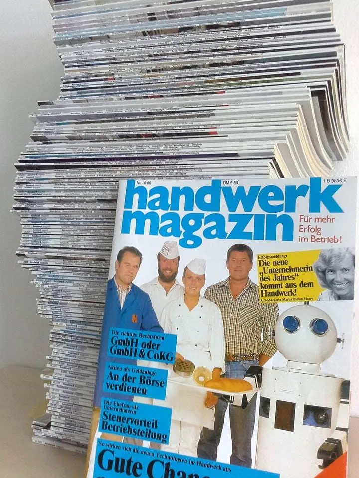 Titelbilder aus 30 Jahren handwerk magazin
