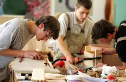 Auszubildende, Schreiner, 