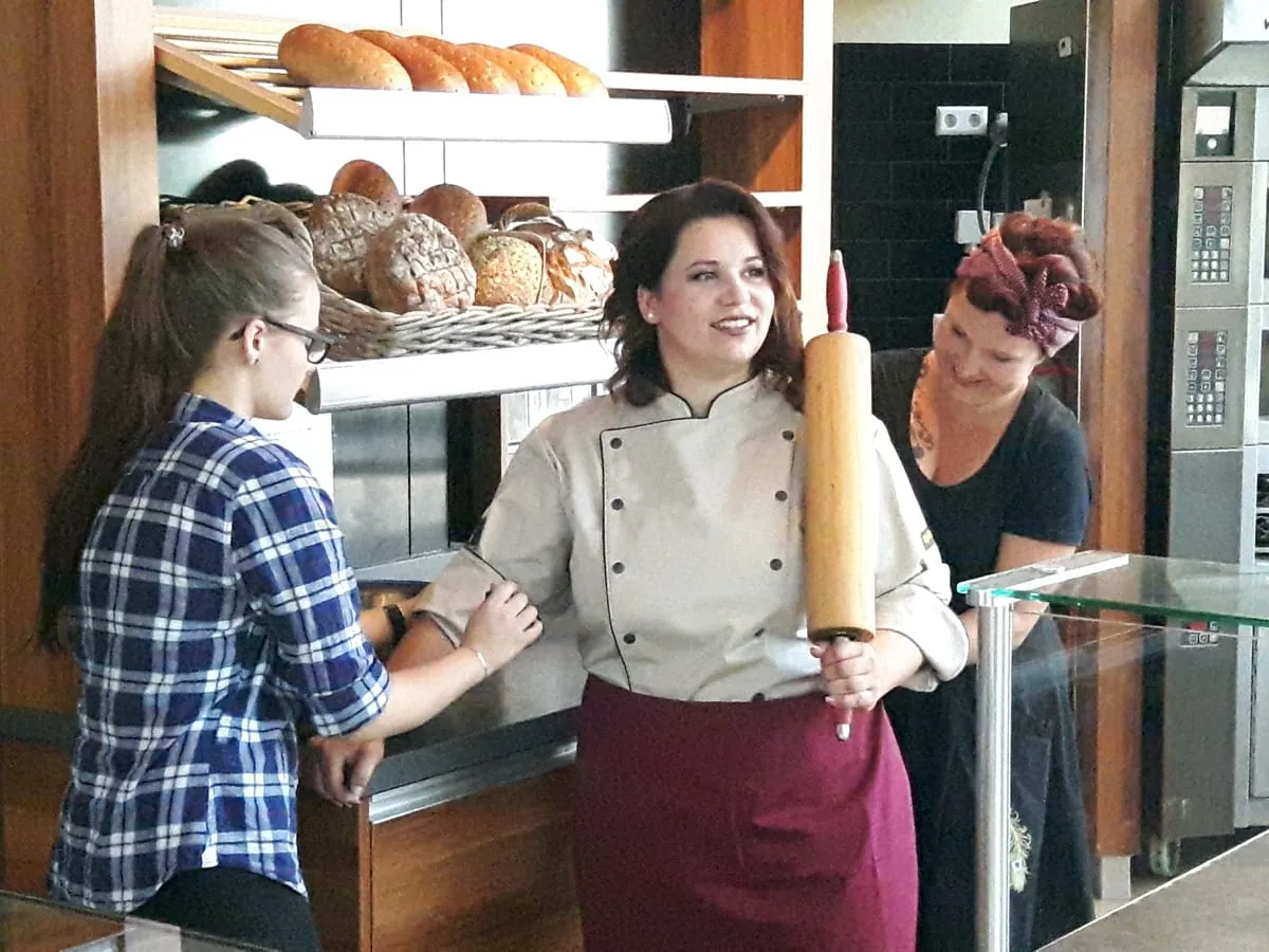 Fotoshooting Bäckermeisterin Katja Grünler-Erchinger