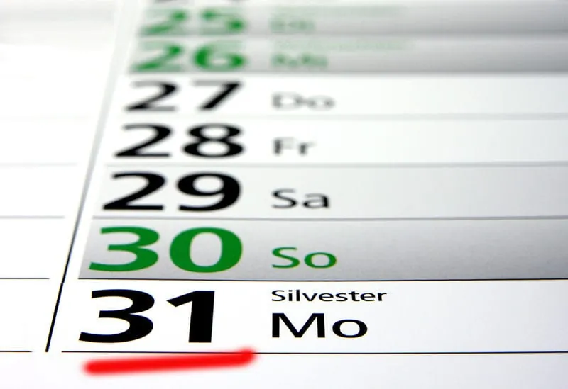 Zustellung auch am Silvestertag rechtens