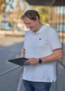 Fliesenleger und Stuckateurmeister Andre Effing