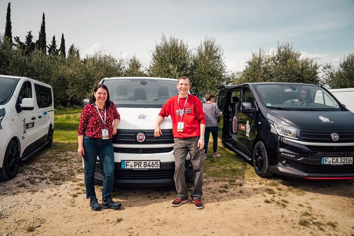 Die Sieger der Fiat Trophy 2019: Metallbauer André Bernt mit seiner Schwester Ines Deutscher.