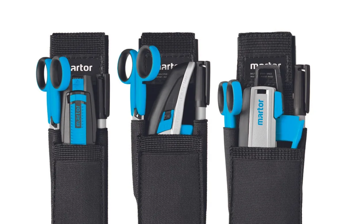 Martor: Praktische Gürteltaschen für kleine Arbeitsutensilien