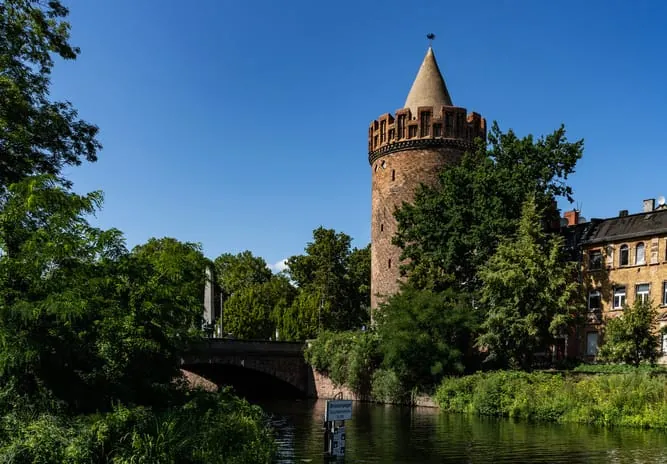 Neust&auml;dter Stadtmauer in Brandenburg 