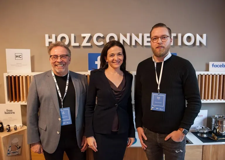 Alf Nagel, Sheryl Sandberg, Denys Nagel