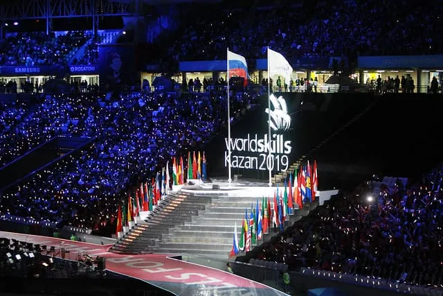 So hat das Team Deutschland bei den WorldSkills 2019 in Kasan gefeiert.