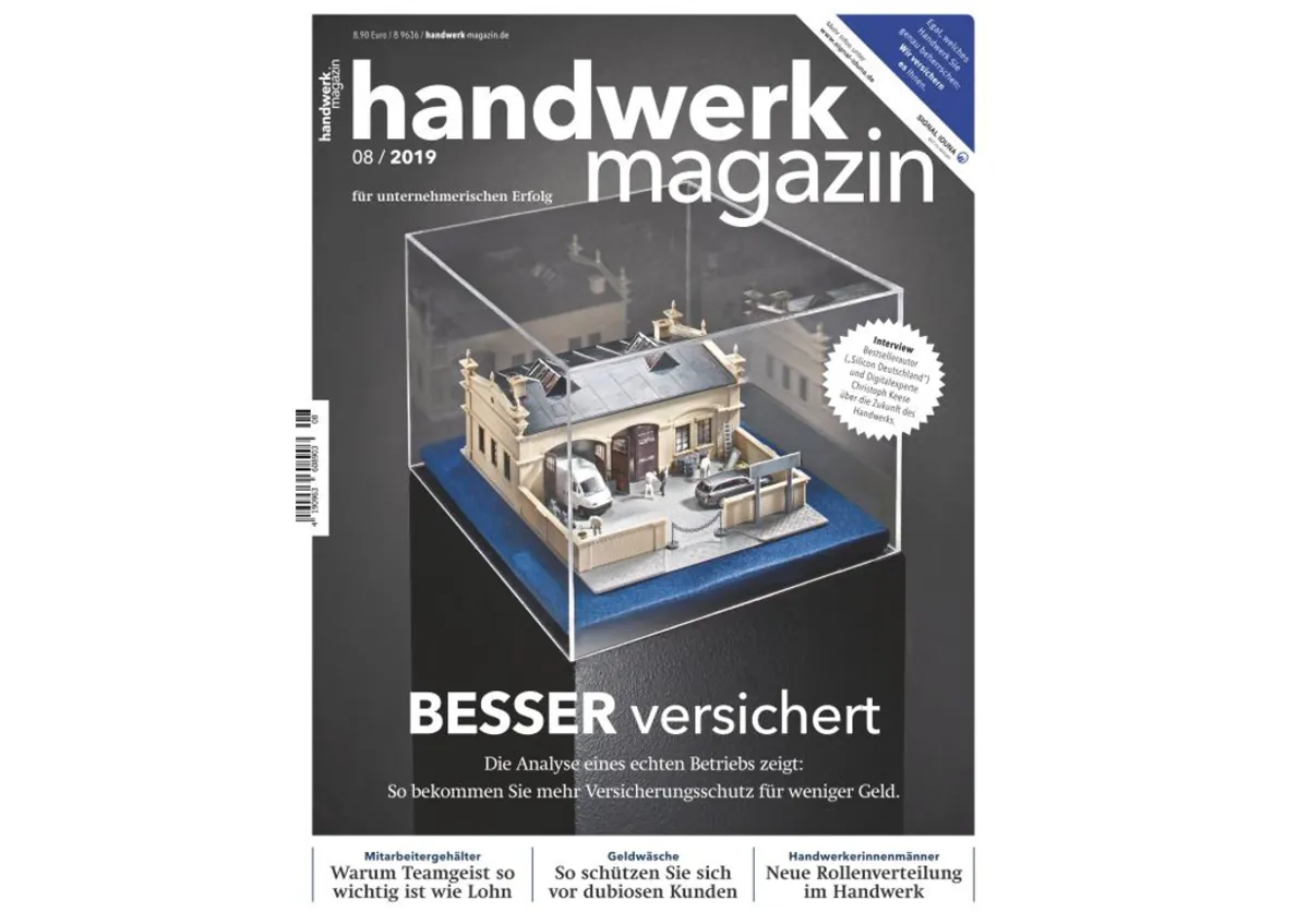 Besser und billiger versichert, virtuelle Bauplanung, die Handwerkerinnenmänner