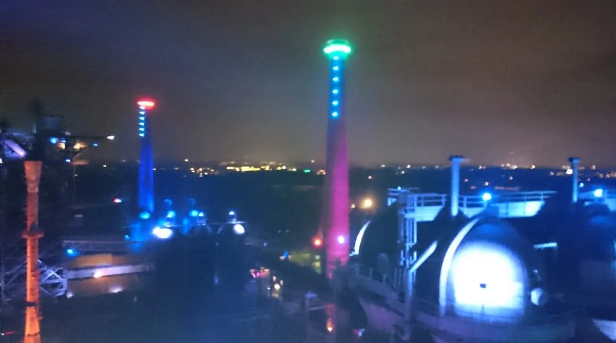 „Industriekultur bei Nacht“ Fackelführung durch den beleuchteten Landschaftspark Duisburg –Nord