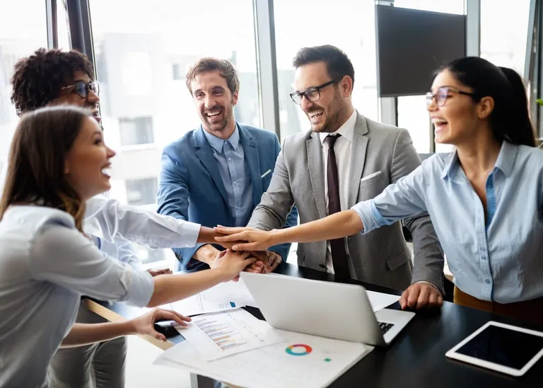 Gute Simmung im B&uuml;ro