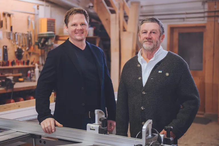 Wilhelm Hauser (li.) und Sohn Florian