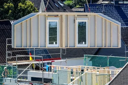 hoher Vorfertigungsgrad