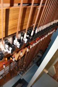 Schaltmechanismen einer Orgel