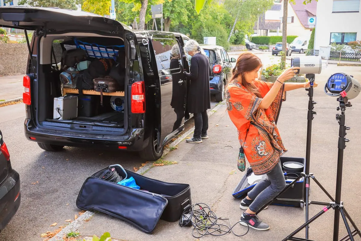 Geflüchtete mit neuer Perspektive: Shooting in Nürnberg