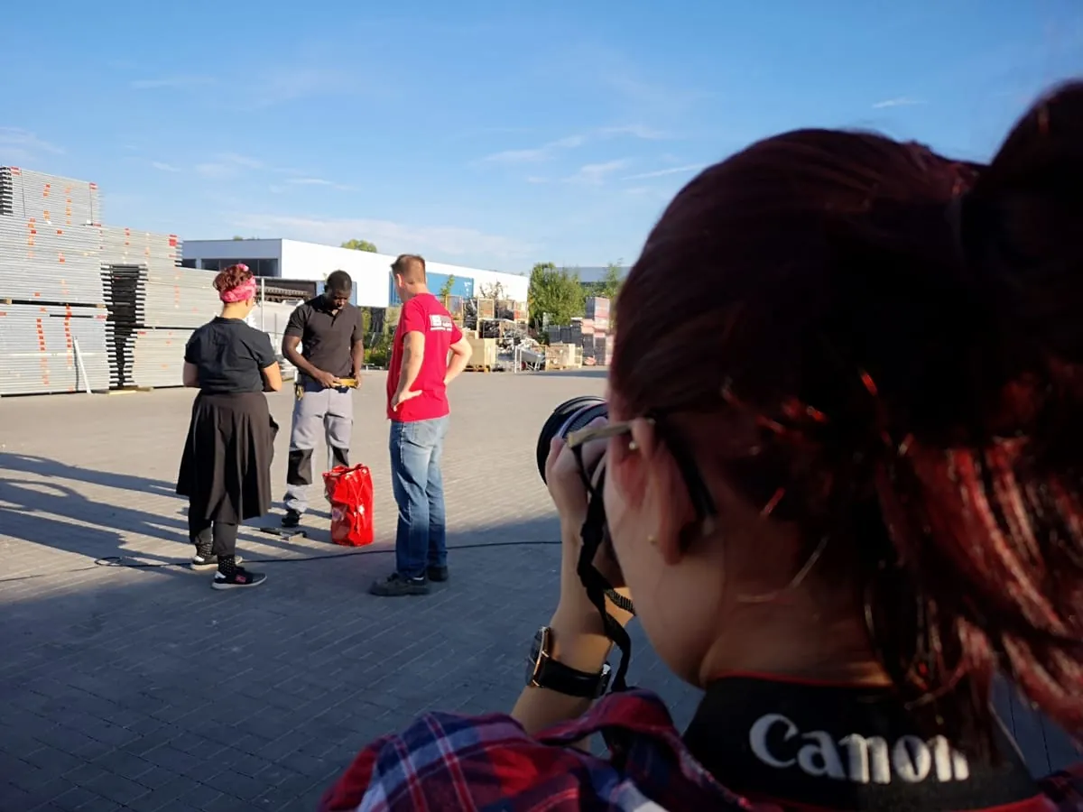 Geflüchtete mit neuer Perspektive: Shooting in Nürnberg