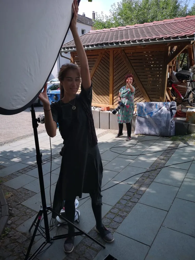 Geflüchtete mit neuer Perspektive: Shooting in Marburg