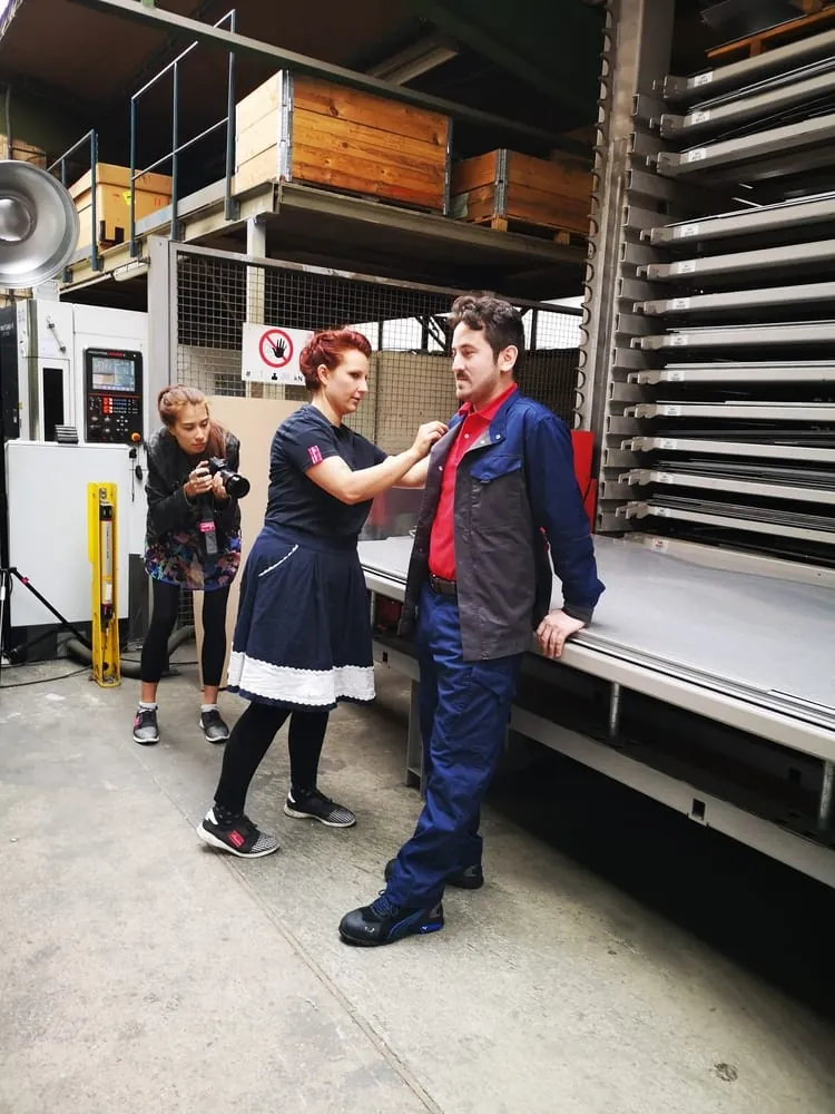 Geflüchtete mit neuer Perspektive: Shooting in Hannover