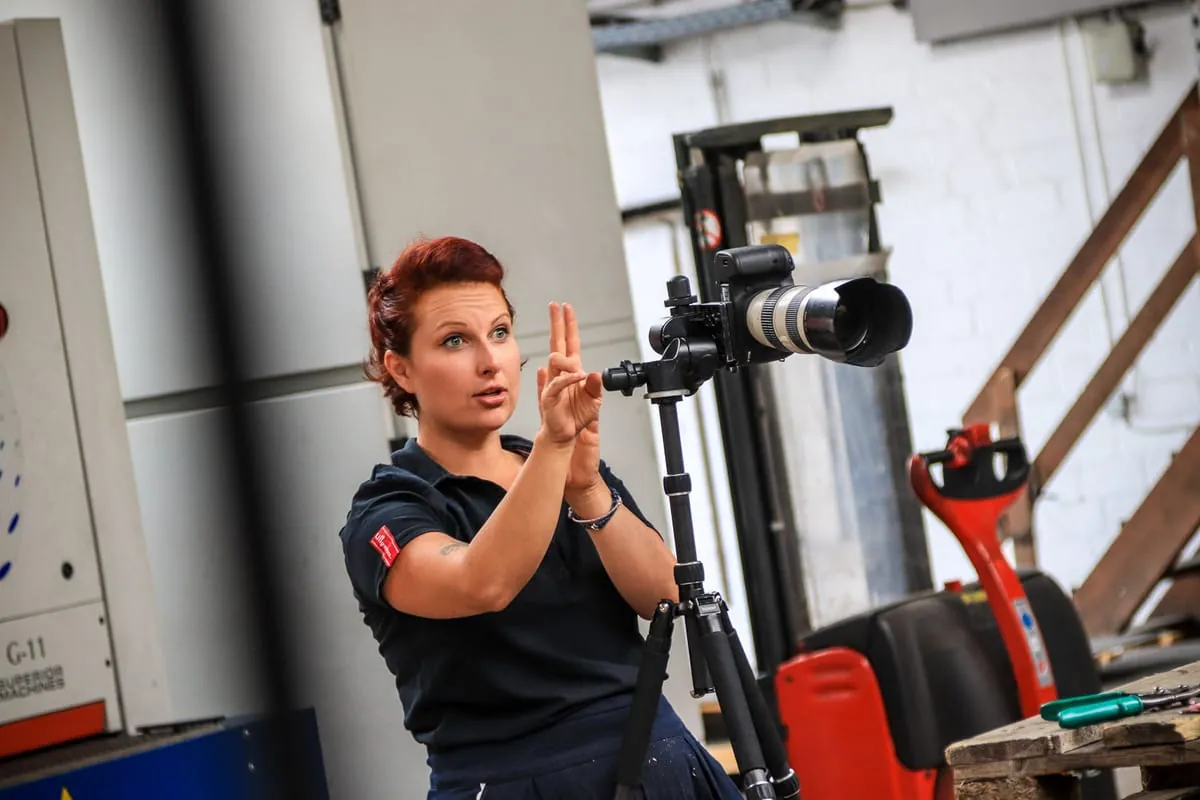 Geflüchtete mit neuer Perspektive: Shooting in Hannover