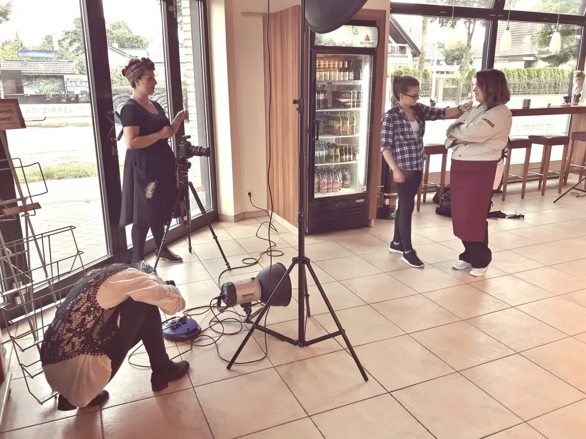 Fotoshooting Bäckermeisterin Katja Grünler-Erchinger