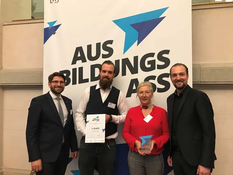 von links: Marco Jaeger, Patrick Mucha, Katarina Rottmann, Patrick Neumann