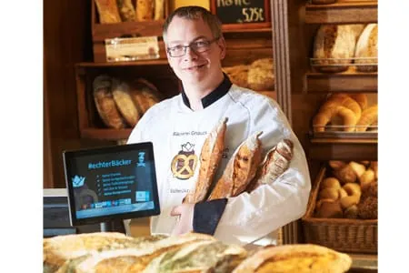 Marlon Gnauck, B&auml;ckermeister in Ottendorf(Sachsen)