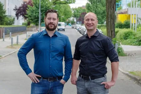 Mathias Gericke (rechts),  Etienne-Philipp Terlinden