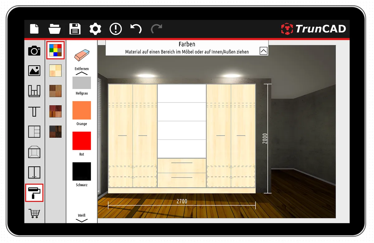 Neuer Service für Kunden: Möbel planen per App