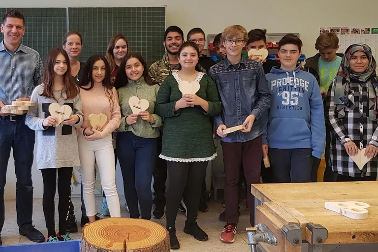 Werkunterricht mit Udo Herrmann