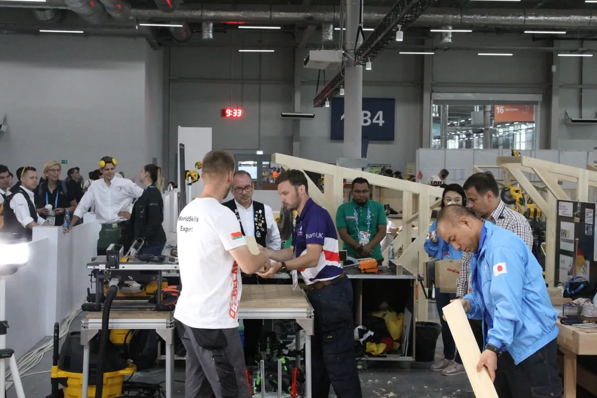 Bei Zimmerer Alexander Bruns lief auch Tag drei wieder gut.