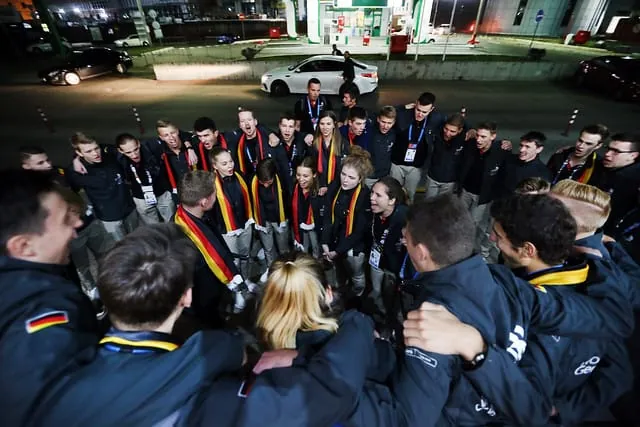 So hat das Team Deutschland bei den WorldSkills 2019 in Kasan gefeiert.