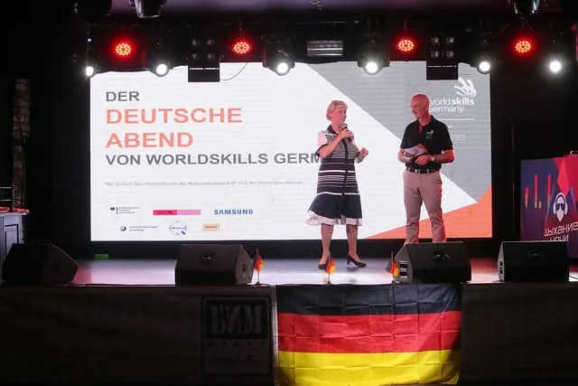So hat das Team Deutschland bei den WorldSkills 2019 in Kasan gefeiert.
