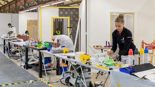 Beim Wettkampf an Skill 22, Maler, hat Jessica Jörges den 5. Platz belegt und holt sich eine Exzellenzmedaille.