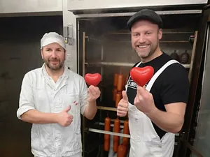 Metzgerei Mosers Herzchensalami