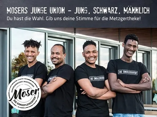 Provokante Werbung zur Europawahl: Metzgerei sucht neue Azubis