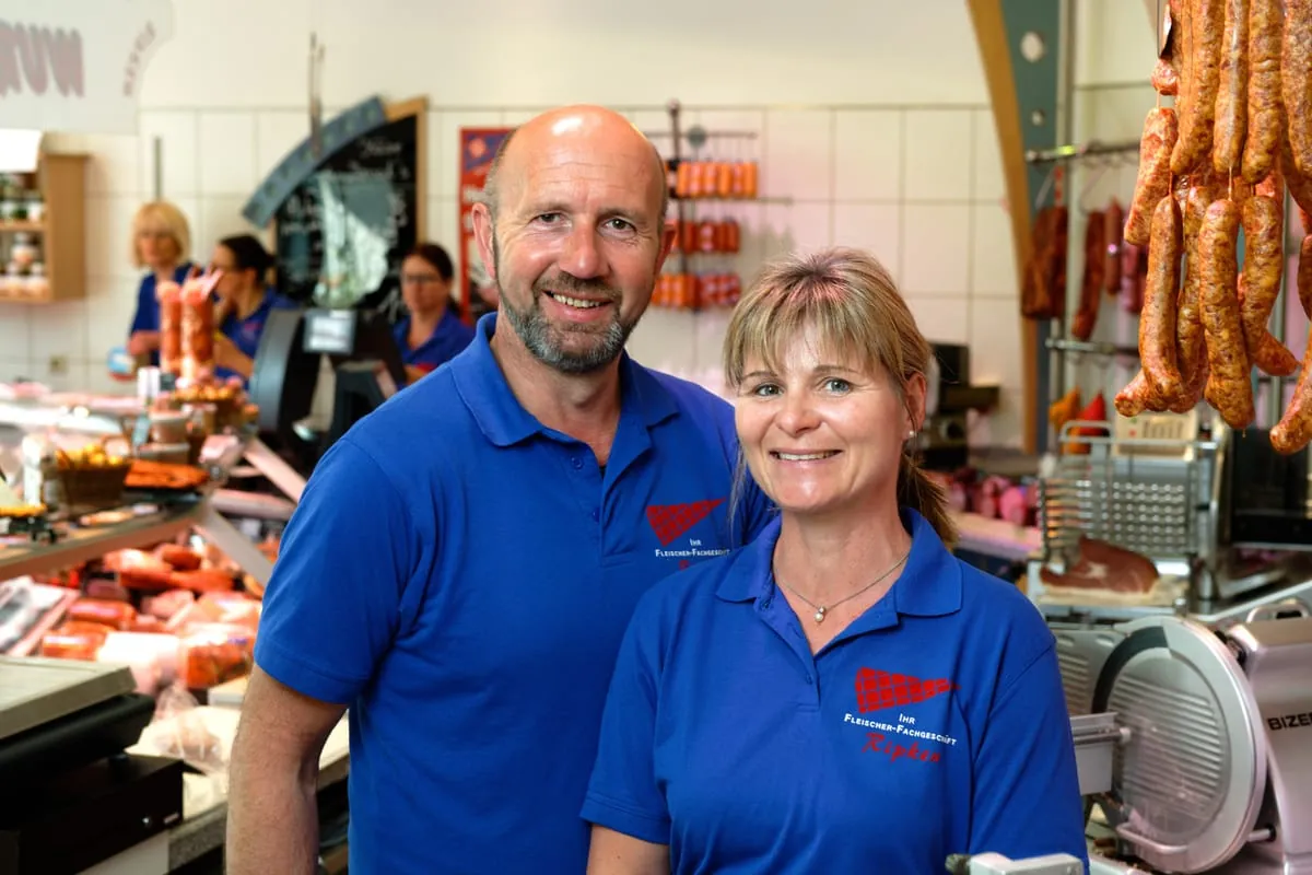 Katrin und Frank Ripken Fleischerei-Fachgeschäft Ripken Augustfehn Niedersachsen