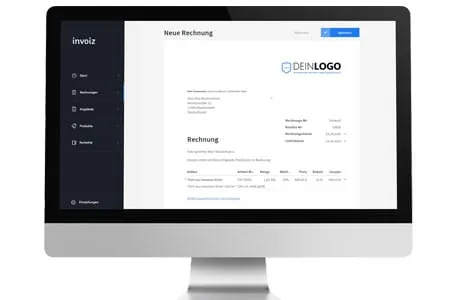 Die neue Firmensoftware &bdquo;invoiz&ldquo; f&uuml;r Kleinunternehmen.