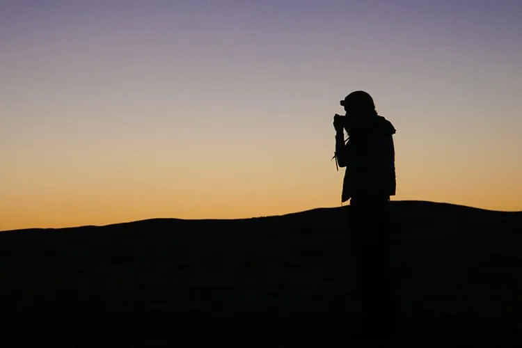Navigieren im Sonnenaufgang