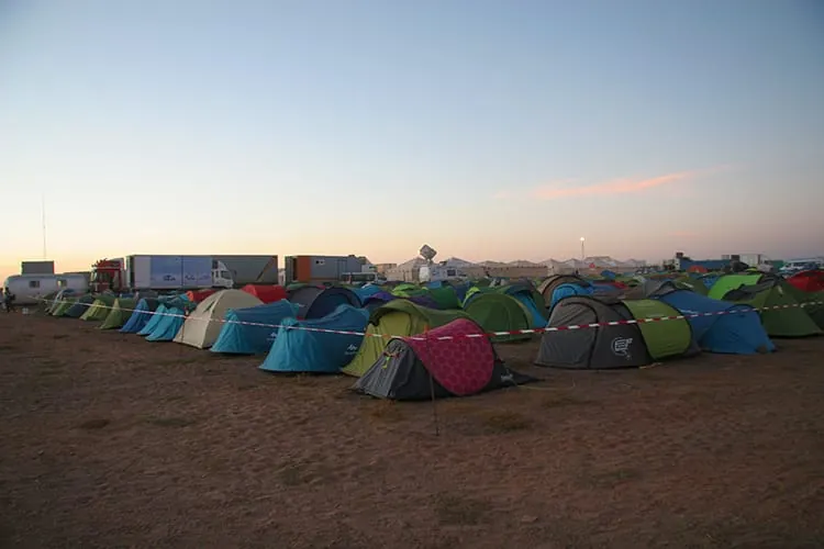 Fahrerlager Rallye Aicha des Gazelles