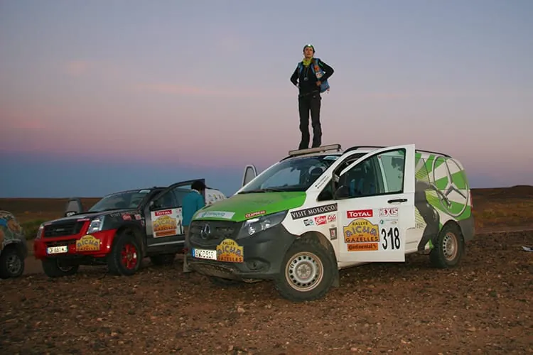 Navigation auf Autodach