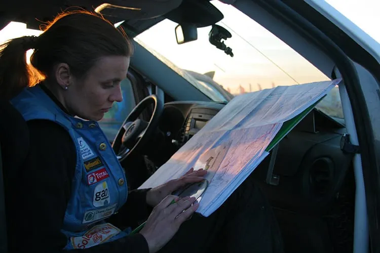 Vanessa Wagner navigiert