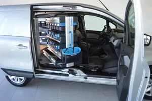 Vario-Trennwand mit Sortimo SR5-Rotationsregal