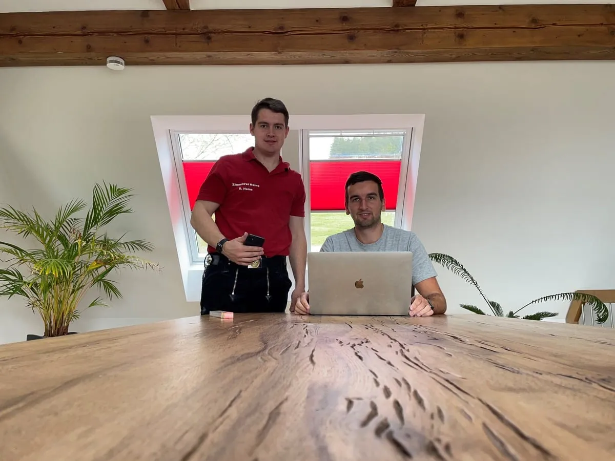 "Mein-Zimmerer-App": So beschleunigt die Software Organisationsprozesse im Handwerk