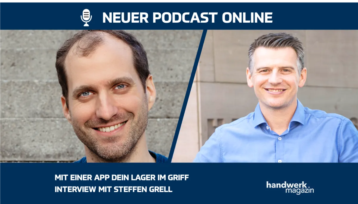 Mit der App "Lager im Griff" Werkzeug, Maschinen und Material organisieren: Interview mit Steffen Grell